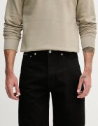 CALVIN KLEIN JEANS къс панталон мъжки от деним черен LV04RF794G