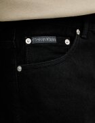 CALVIN KLEIN JEANS къс панталон мъжки от деним черен LV04RF794G