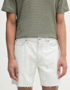 CALVIN KLEIN JEANS къс панталон мъжки от памук син LV04RF787G