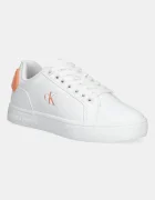 CALVIN KLEIN JEANS Кожени маратонки CLASSIC CUPSOLE RU PATCH LTH WN