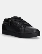 CALVIN KLEIN JEANS Кожени маратонки CLASSIC CUPSOLE ZIP LOW IN