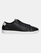 CALVIN KLEIN JEANS Кожени маратонки LOW PROFILE CUPSOLE TMB LTH мъжки в черно YM0YM01331