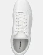 CALVIN KLEIN JEANS Маратонки LOW PROFILE CUPSOLE CM в бяло YM0YM01190