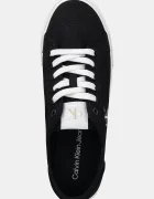 CALVIN KLEIN JEANS Ниски кецове ESS VULC LOW MG CANVAS в черно YM0YM01209
