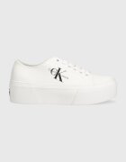 CALVIN KLEIN JEANS Ниски кецове FLATFORM+ CUPSOLE LOW TXT