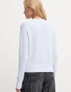 CALVIN KLEIN JEANS Памучен пуловер в синьо LV047D351G
