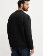 CALVIN KLEIN JEANS Памучен суичър мъжки в черно с принт LV04RD256G