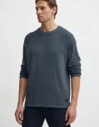CALVIN KLEIN JEANS Памучна блуза с дълги ръкави