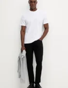 CALVIN KLEIN JEANS Памучна тениска (2 броя) в черно с изчистен дизайн LV04RD001G