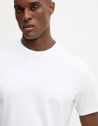 CALVIN KLEIN JEANS Памучна тениска (2 броя) в черно с изчистен дизайн LV04RD001G