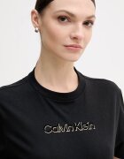 CALVIN KLEIN JEANS Памучна тениска дамска в черно LV047E821G