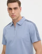 CALVIN KLEIN JEANS Памучна тениска с яка