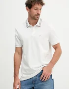 CALVIN KLEIN JEANS Памучна тениска с яка