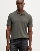 CALVIN KLEIN JEANS Памучна тениска с яка