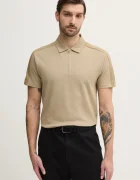CALVIN KLEIN JEANS Памучна тениска с яка