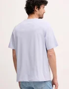 CALVIN KLEIN JEANS Памучна тениска в синьо с принт LV14RE831G
