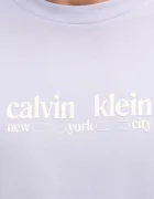 CALVIN KLEIN JEANS Памучна тениска в синьо с принт LV14RE831G