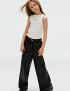 CALVIN KLEIN JEANS Панталон FAUX LEATHER