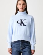 CALVIN KLEIN JEANS поло дамско от памук синьо LV047H329G