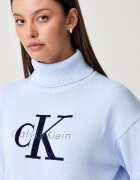 CALVIN KLEIN JEANS поло дамско от памук синьо LV047H329G