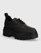 CALVIN KLEIN JEANS Половинки обувки FLATFORM LACEUP DERBY MG MTL