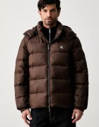 CALVIN KLEIN JEANS пухено яке мъжко кафяво LV04RG515G