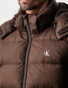 CALVIN KLEIN JEANS пухено яке мъжко кафяво LV04RG515G
