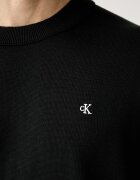 CALVIN KLEIN JEANS пуловер мъжки от памук черен LV04RH325G