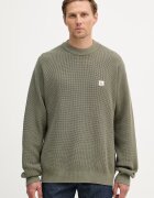 CALVIN KLEIN JEANS пуловер мъжки от памук зелен LV04RD313G