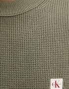 CALVIN KLEIN JEANS пуловер мъжки от памук зелен LV04RD313G