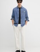 CALVIN KLEIN JEANS риза мъжка от деним синя LV04RE708G