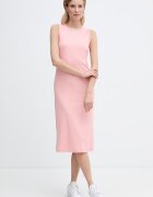 CALVIN KLEIN JEANS рокля от памук с еластан розова LV047G209G