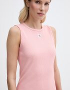 CALVIN KLEIN JEANS рокля от памук с еластан розова LV047G209G