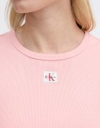 CALVIN KLEIN JEANS рокля от памук с еластан розова LV047G209G