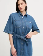 CALVIN KLEIN JEANS Рокля с лен