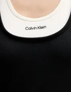 CALVIN KLEIN JEANS Рокля в черно среднодълга със стандартна кройка LV047E220G