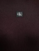 CALVIN KLEIN JEANS Рокля в кафяво къса с кройка по тялото LV047E204G