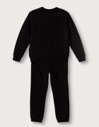 CALVIN KLEIN JEANS спортен комплект анцуг за деца с памук черен IN0IN00353
