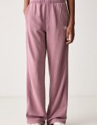 CALVIN KLEIN JEANS спортен панталон дамски с памук розов с висока талия LV047H224G