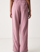 CALVIN KLEIN JEANS спортен панталон дамски с памук розов с висока талия LV047H224G
