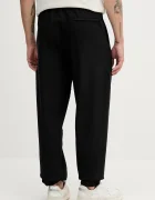 CALVIN KLEIN JEANS Спортен панталон мъжки в черно с изчистен дизайн LV04RC279G