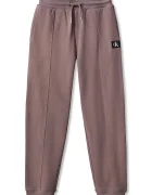 CALVIN KLEIN JEANS спортен панталон за деца от памук кафяв LVCKTJC42B