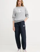 CALVIN KLEIN JEANS суичър дамски с памук сив LV047B234G