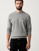 CALVIN KLEIN JEANS суичър мъжки от памук сив LV04RG275G