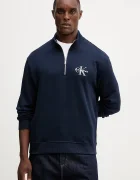 CALVIN KLEIN JEANS суичър мъжки от памук тъмносин LV04RD244G