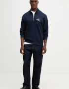 CALVIN KLEIN JEANS суичър мъжки от памук тъмносин LV04RD244G
