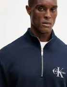 CALVIN KLEIN JEANS суичър мъжки от памук тъмносин LV04RD244G
