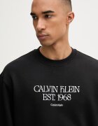 CALVIN KLEIN JEANS суичър мъжки памучен черен LV04RF233G