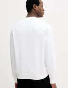 CALVIN KLEIN JEANS Суичър мъжки в бяло с принт LV14RE250G