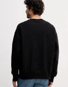 CALVIN KLEIN JEANS Суичър мъжки в черно с апликация LV04RE200G